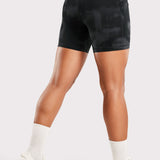 CRZ YOGA Women's Yoga High Rise Biker Butterluxe Pockets Shorts 5'' Black