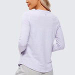 Women's Pima Cotton Long Sleeve Shirts Black
