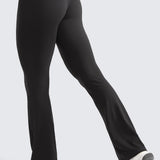 CRZ YOGA Women's High Waist Flare Leggings 30.5" Black