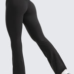 CRZ YOGA Women's High Waist Flare Leggings 29" Pitch Blue