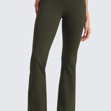 CRZ YOGA Women's High Waist Flare Leggings 29" Black