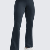 CRZ YOGA Women's High Waist Flare Leggings 29" Black