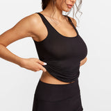 SOULVOR Fold Over Pleated Sleep Shorts Black