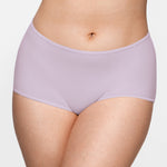 Women's Stretchy Mid Waist Boy Shorts 3 Pack Chic 2 (3pack)