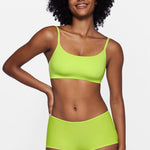 Women's Stretchy Mid Waist Boy Shorts 3 Pack Chic 3 (3pack)