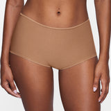 Women's Stretchy Mid Waist Boy Shorts 3 Pack Natural (3pack)