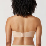 Women's Silicone-Free Strapless Bra Beige