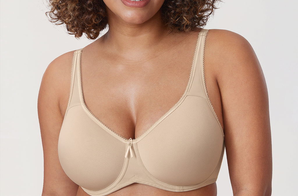 Women's Full Cup Contour Bra Building Grey
