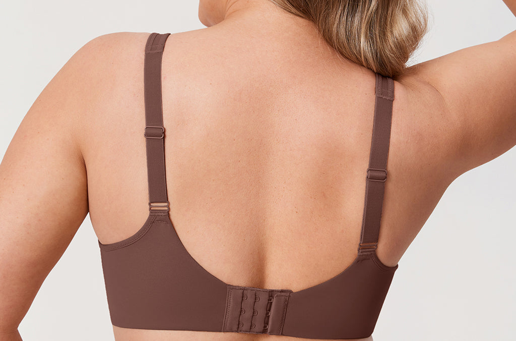 Women's Natural Shape T-shirt Bra Brown Violet