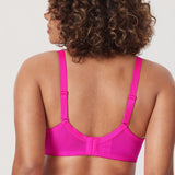Women's Vintage Lace Unlined Bra Glitter Pink