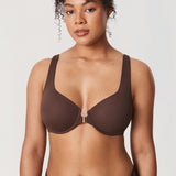 Women's Silky Smooth Front Closure Bra Hazelnut