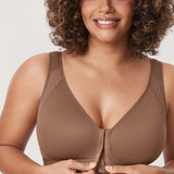 Women's Soft X-shaped Back Posture Bra Sandalwood Brown