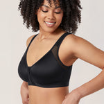 Women's Soft X-shaped Back Posture Bra Black
