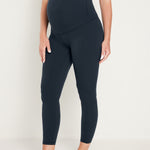 Women's Super High Waist Maternity Leggings 25" True Navy