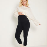 Women's Super High Waist Maternity Leggings 28" Olive Green